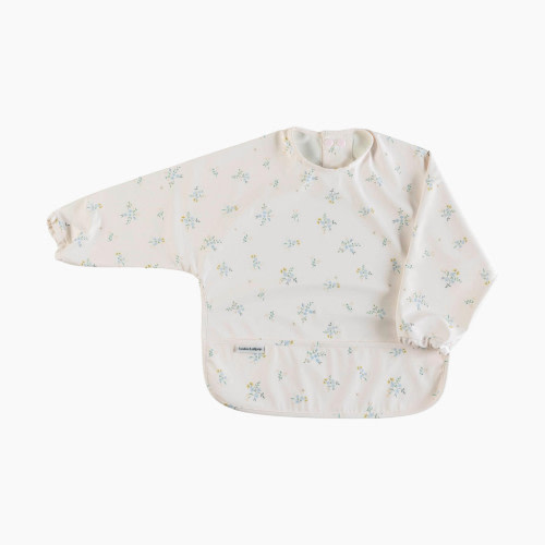 Loulou Lollipop Long Sleeve Waterproof Bib - Ditsy Floral