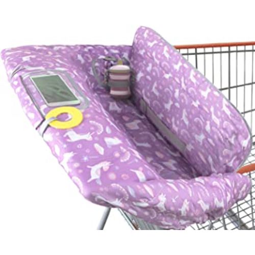 Suessie Shopping Cart Cover and High Chair Cover, Unicorns