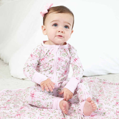 Bows in Bloom Convertible Zip Romper