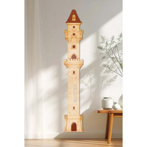 Wooden Castle Growth Chart Ruler – Woodemon