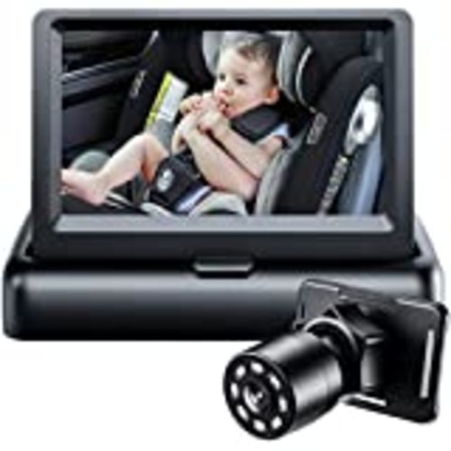 Amazon.com: Shynerk Baby Car Mirror, 4.3'' HD Night Vision Function Car Mirror Display, Safety Car Seat Mirror Camera Monitored Mirror with Wide Crystal Clear View, Aimed at Baby, Easily Observe the Baby’s Move : Baby