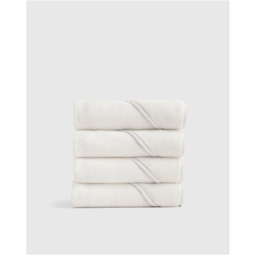 Organic Turkish Cotton Baby Hooded Towel Set 4-Pack