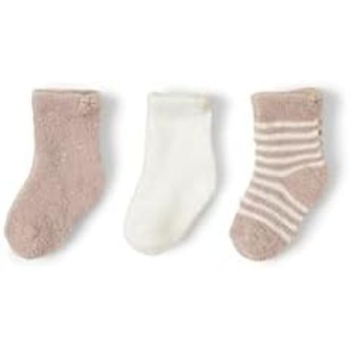 Barefoot Dreams Unisex Baby CozyChic Lite Infant Socks 3 Pack