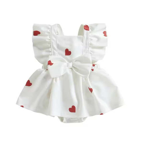 Heart Bow Romper