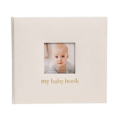 Pearhead Linen Babybook