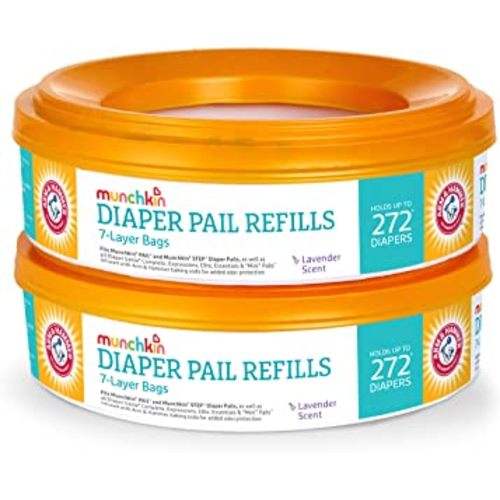 Munchkin® Arm & Hammer Diaper Pail Refill Rings, 544 Count, 2 Pack (272 Count Each)