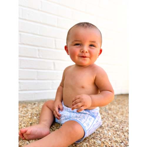 Boys Sailboats Swim Trunks
