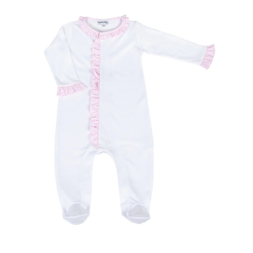 New Beginnings Ruffle Footie - Pink