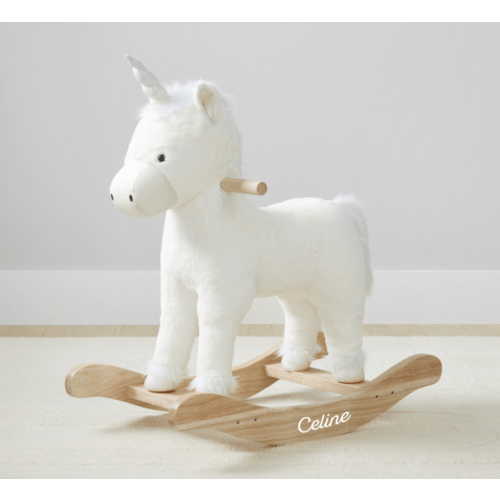 Musical Unicorn Plush Nursery Rocker