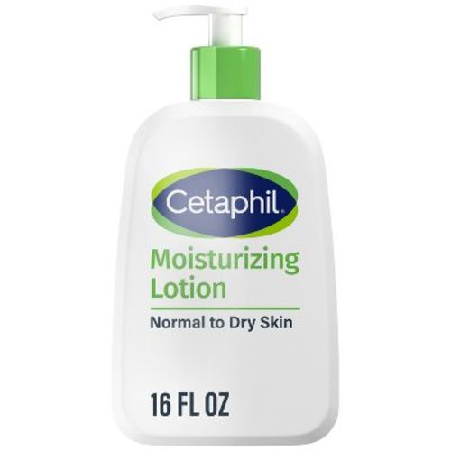 Cetaphil Moisturizing Face and Body Lotion for Dry Skin, Unscented - 16 fl oz: Aluminum-Free, Hypoallergenic, Dye-Free, Noncomedogenic