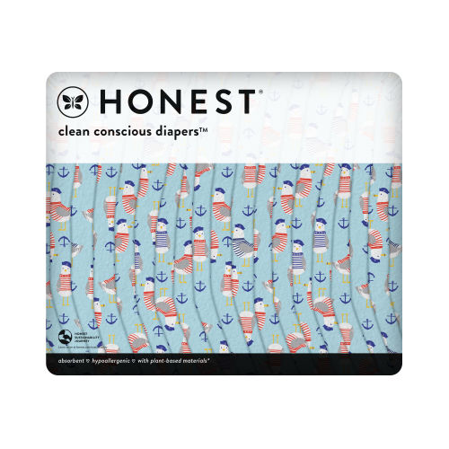 Honest Wetness Indicator Diapers - Plant-Based & Fragrance-Free | Honest