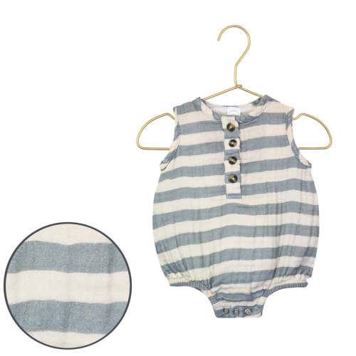 Cloud Muslin™ Bubble Romper - Lincoln – Lou Lou & Company
