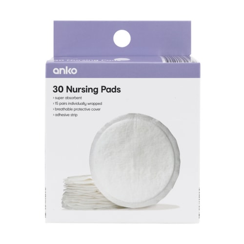 Nursing Pads, 30 Pack  - Anko