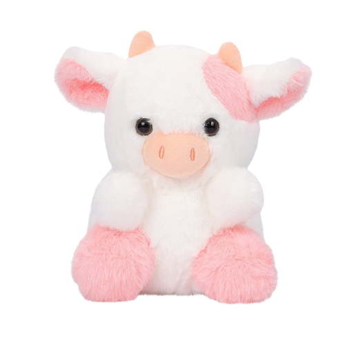 Qocolhg Cute Cow Plush Stuffed Animal, Ideal Plushies Gifts for Girls Girlfriend Kids Women, Clearance, Pink