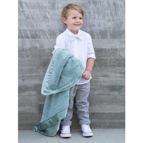 Sage - Chenille Baby Blanket