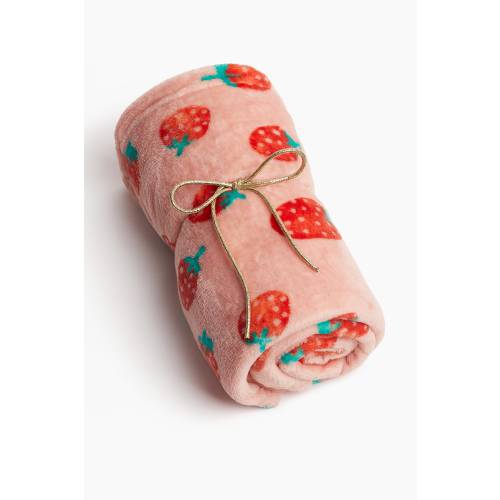 PATTERNED FLEECE THROW