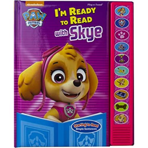 PAW Patrol - I'm Ready to Read with Skye - Interactive Read-Along Sound Book - Great for Early Readers - PI Kids