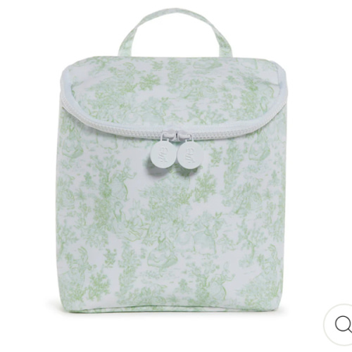 Take Away Bottle Bag - Bunny Toile Green