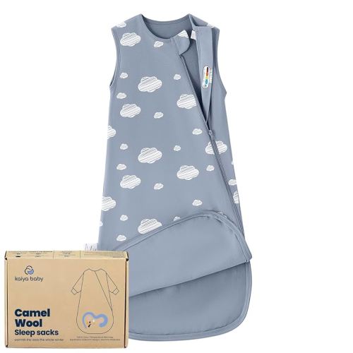 Unisex Sleeping Bag for Babies and Toddlers 0.5 Tog Sleep Sack 0-6 Months, Newborn Sleep Sack, Wearable Blanket Baby,One Piece Sleeveless,Gifts for Baby