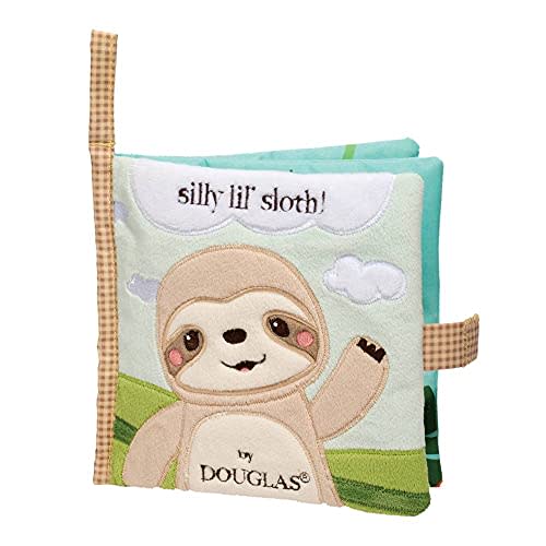 Douglas Baby Sloth Soft Plush Activity Book