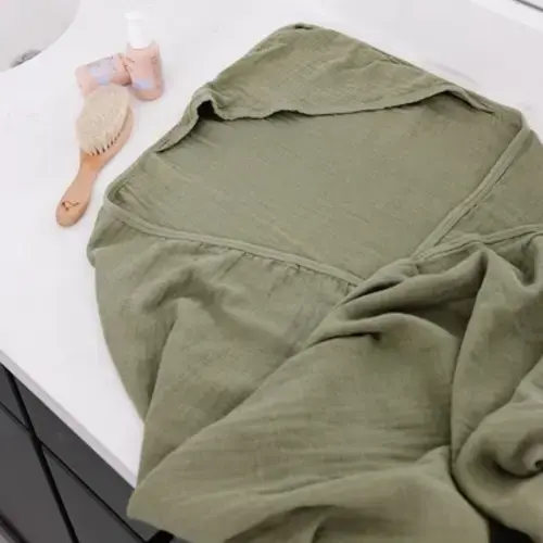 Hooded Towel Olive
