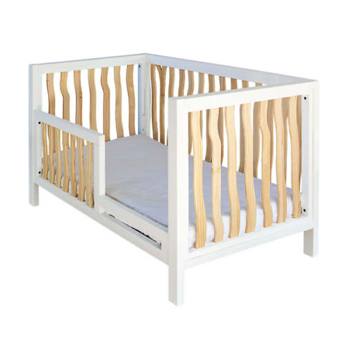 Branch Toddler Bed Conversion Kit: Acacia with Snow