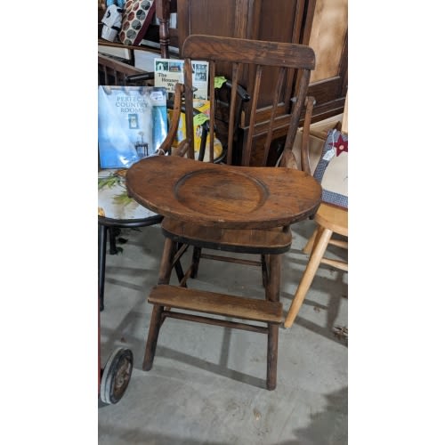 antique wooden high chair - Google Search