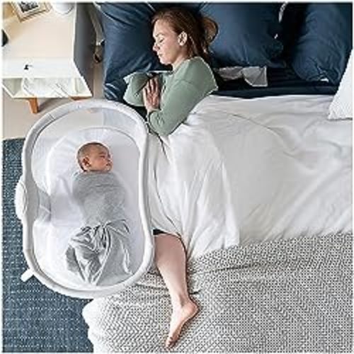 HALO BassiNest 3.0, Baby Swivel Bassinet for Newborns, Grey - 3.0 BassiNest