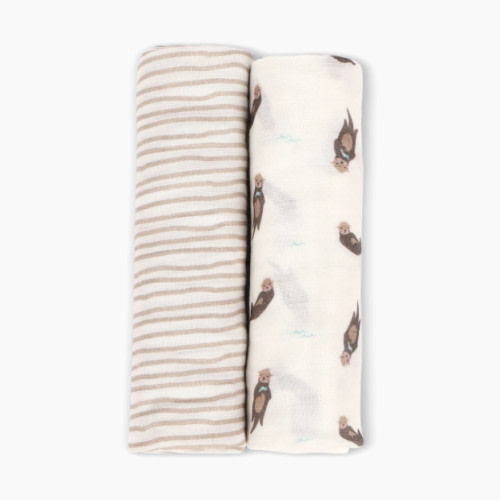 Bamboo Little Swaddle Set - Otter