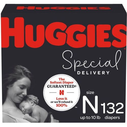 Huggies Special Delivery Hypoallergenic Baby Diapers – (Select Size and Count)