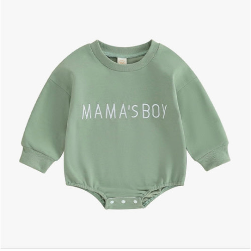 VISGOGO Newborn Infant Baby Boy Girls Oversized Romper Little Dude Sweater Onesie Coming Home Outfit Neutral Clothes