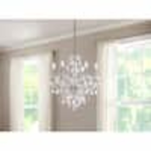 Hampton Bay Maria Theresa 6-Light Chrome with Clear Acrylic Chandelier HM-21022402