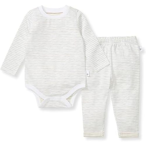 Burt's Bees Baby Unisex Baby Bodysuit & Pant Set, 100% Organic Cotton
