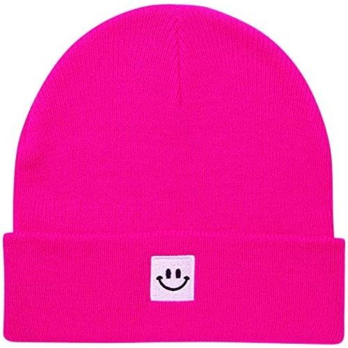 Baby Beanie Knit Ski Hat with Cute Face for Girls Boys 0-7 Years