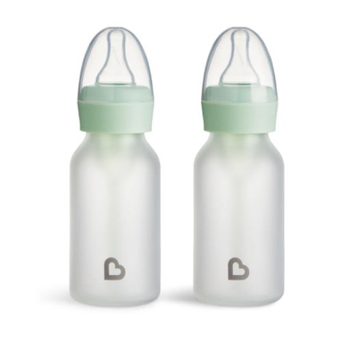Bond™ Silicone Glass Bottle 4oz or 8oz, 2pk | Munchkin