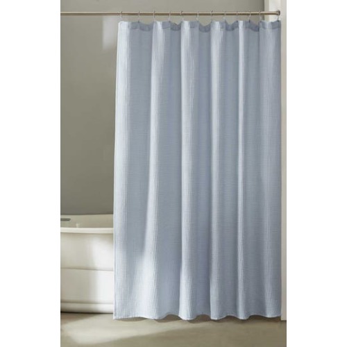 Waffle Weave Shower Curtain