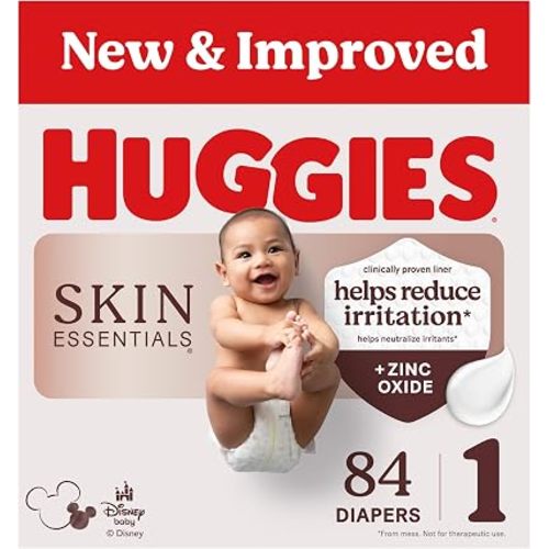 Huggies Skin Essentials Diapers Size 1, 84 Count