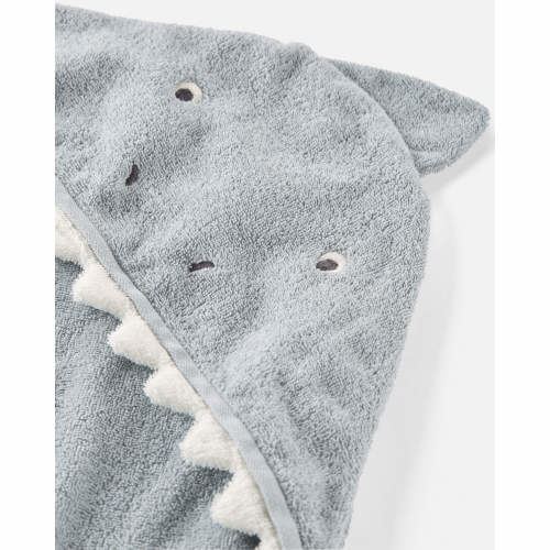 Little Planet - Baby Organic Cotton Towel - Galaxy Grey