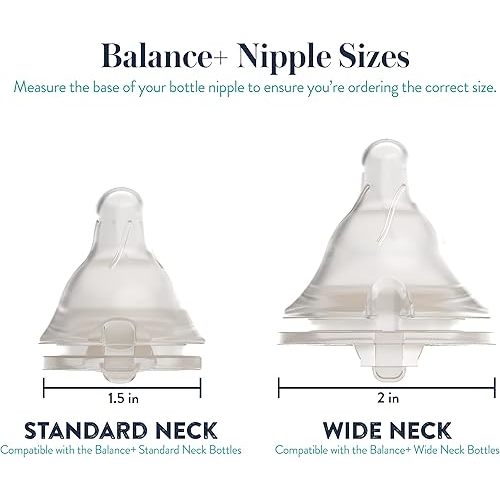 Evenflo Feeding Premium Proflo Venting Balance Plus Wide Neck Baby, Newborn and Infant Bottles - Developed by Pediatric Feeding Specialists - 5 Ounce (Pack of 6)