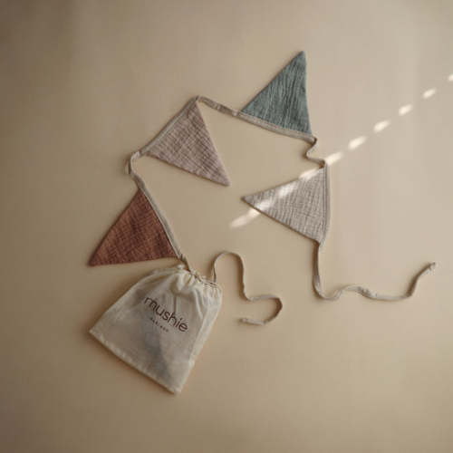 Mushie Baby Organic Cotton Garland | Nursery Accent