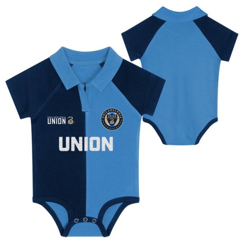 Philadelphia Union Newborn Newborn League Champ V-Neck Raglan Bodysuit - Navy