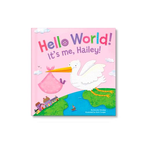 Newborn Gifts | Baby Gift | Personalized Baby Gift | Gift for Baby | Gift for New Baby | Hello World! Personalized Children's Book