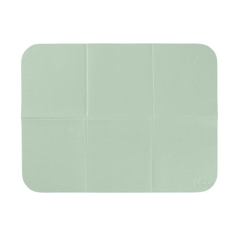 Ubbi On-The-Go Diaper Changing Baby Mat, Soft and Comfortable Diaper Bag Accessory Must Have for Newborns, Easy to Clean, Portable Folding Pad, Baby Traveling Accessories, Sage Green