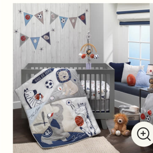 Hall of Fame 5-Piece Crib Bedding Set