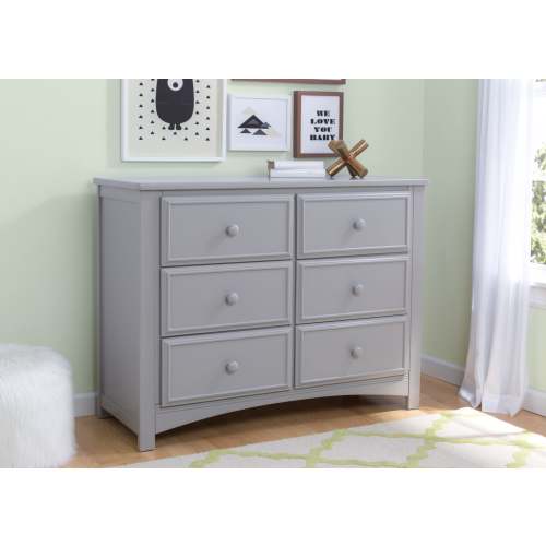 Summit 6 Drawer Dresser with Interlocking Drawers
