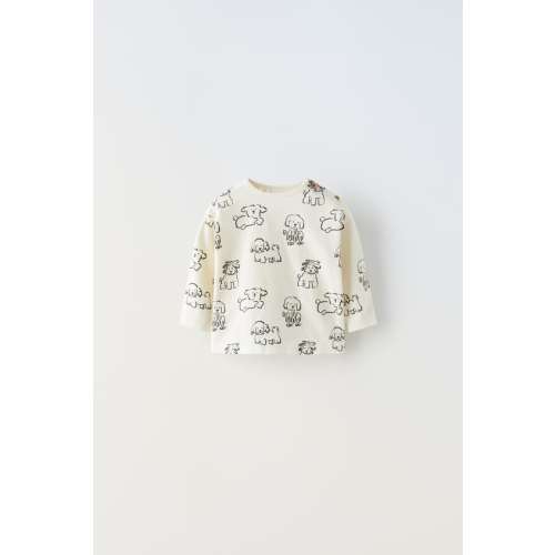 TEXTURED LEGGINGSDOG PRINT T-SHIRTWAFFLE KNIT PANTS