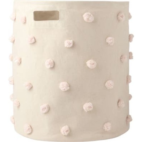 Pehr Pompom Cotton Canvas Hamper | Nordstrom