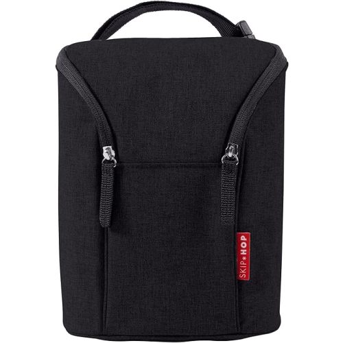 Skip Hop Baby Breastmilk Cooler Insulated Bottle Bag, Grab & Go, Chevron