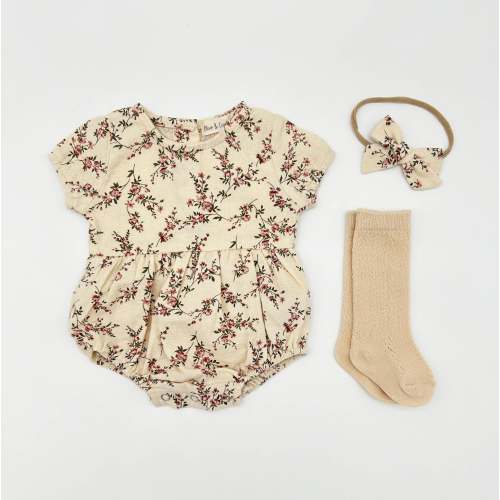 Anessa Romper Set – Olive and Cradle