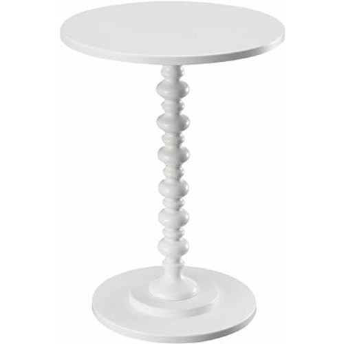Convenience Concepts Palm Beach Spindle Table, White